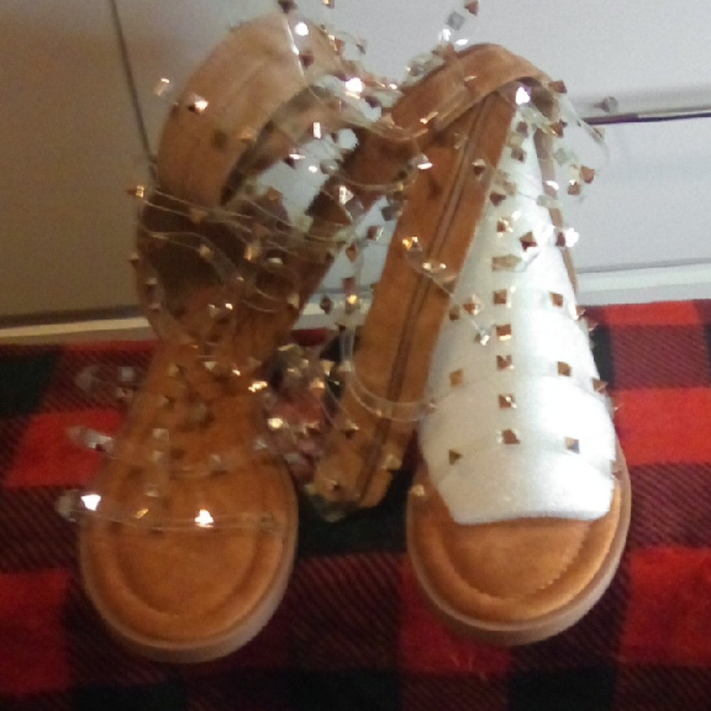 Gladiator Studded Sandals Size 7.5
